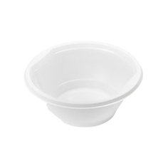 Миска 600мл белая РР, 50 шт ПолиЭР