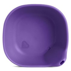 Munchkin мисочка силиконовая Last Drop ™ с носиком 6+ фиолетовая