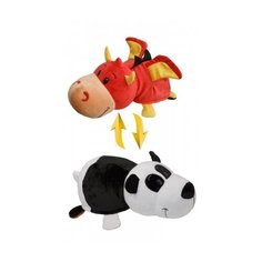 Мягкая игрушка 1 TOY Вывернушка Панда-Красный дракон 10 см