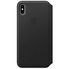 Чехол-книжка Apple Folio кожаный для iPhone XS Max black