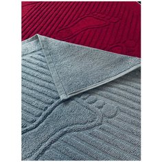 Комплект ковриков для ног серебро+гранат (2 шт.) Ashgabat Dokma Toplumy