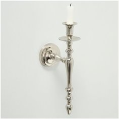 Настенный канделябр ЖЕРАР, серебряный, 32 см, Boltze 1468800-boltze