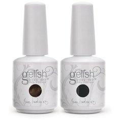 Набор для маникюра GELISH Gel Polish, 15 мл, sweet chocolate/steel the show