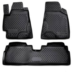 Комплект ковриков салона ELEMENT NLC.48.44.210 для Toyota Highlander 3 шт. черный