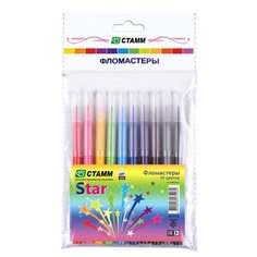СТАММ Набор фломастеров Star, 10 шт., ФЛ503