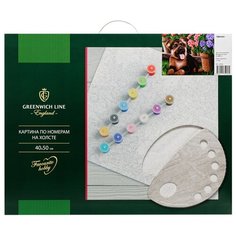 Greenwich Line картина по номерам "Щенок" 40 х 50 см (КХ_37953)