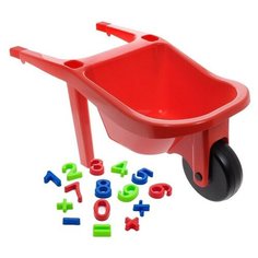 Игровой набор: тачка большая (15-10278) + Песочный набор "Арифметика" (40-0015) Zebratoys