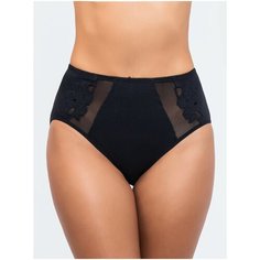 Vis-a-Vis Трусы слипы макси с кружевом, размер XL, black