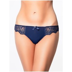 Vis-a-Vis Трусы бикини низкой посадки Delicate с кружевом, размер S, navy