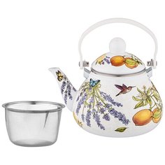 Чайник эмалированный с фильтром из нжс, серия provence, 1,3 л Agness (934-380)