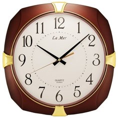 Часы настенные кварцевые La mer GD189002 коричневый