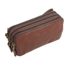 912200 dark brown Клатч мужской Gianni Conti