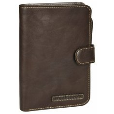 2334 ancona brown Портмоне с обложкой для паспорта Sergio Belotti