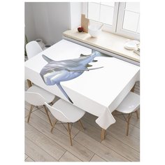 Скатерть прямоугольная "Опасность хищника" из сатена, 120x145 см Joy Arty