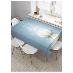 Скатерть прямоугольная "Пробуждение лотоса" из сатена, 180x145 см Joy Arty