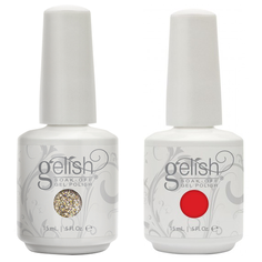 Набор для маникюра GELISH Gel Polish, 15 мл, all that glitters is gold/candy paint