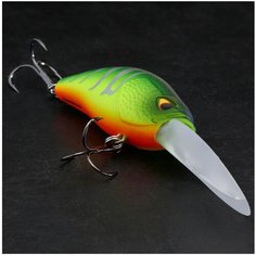 Воблер CRANKBAIT CRKDD 60 F CAPERLAN Х Декатлон NO SIZE Зеленый Decathlon