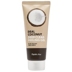 Farmstay пилинг-гель для лица Deep Clear Peeling Gel Real Coconut 100 мл