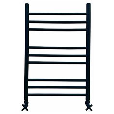 Водяной полотенцесушитель Ника Classic ЛП (г2) 80x50 черный матовый Nika