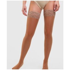 Чулки Trasparenze Orchidea, 20 den, размер 1/2, fango (коричневый)