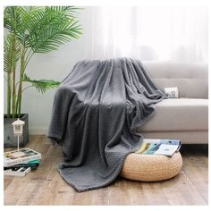 Плед Cleo Royal plush, 150 х 200 см, темно-серый