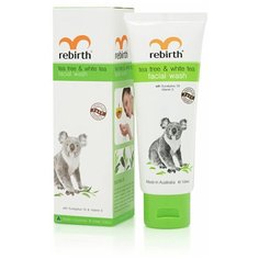 Rebirth гель для умывания с маслом чайного дерева и белым чаем, 100 мл