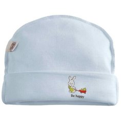 Шапка Наша мама размер 42-44(74), голубой