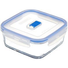 Luminarc Контейнер квадратный Pure Box Active L8770/H7674 1.22 л, 18x18 см, прозрачный/синий
