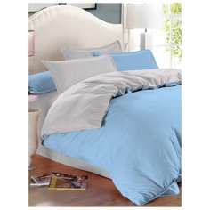 Постельное бельё Amore Mio Сатин однотонный Alaska 2 сп.