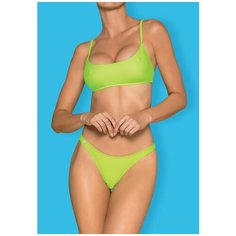 Раздельный женский купальник Mexico Beach, лаймовый L Obsessive