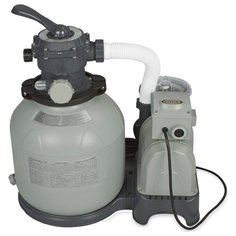 Песочный фильтр-насос Krystal clear 9200 л/час, 220-240 Вольт, Intex, арт. 26652