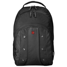 Рюкзак WENGER 16", черный, полиэстер, 35 x 25 x 46 см, 25 л