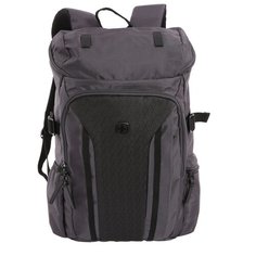 Рюкзак WENGER 15, серый / чёрный, полиэстер 900D/ М2 добби, 29х15х47 см, 20 л