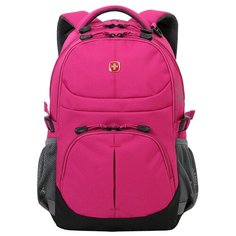 Рюкзак WENGER, сливовый, 2 отделения, полиэстер, 34х14х46 см, 22 л