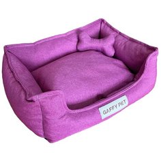 Лежак для собак и кошек Gaffy Pet Комфорт S 37х49х15 см розовый