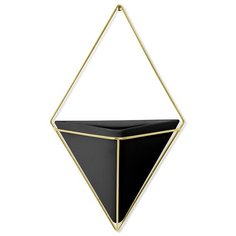 Декор для стен Trigg большой черный-латунь Umbra