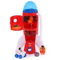 Игровой набор Космос наш Подарочный набор Экспедиция на Луну Космическая ракета 676102