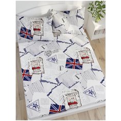 Простынь на резинке Сказка "WANTED" натяжная простынь 120х200 см 1,5-спальная