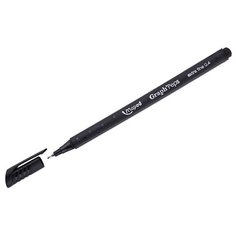 Ручка капиллярная Maped "Graph Peps" черная, 0,4мм, трехгранная, 206358