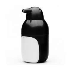 Диспенсер для мыла Penguin, черно-белый Qualy