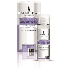 Сыворотка увлажняющая с эффектом лифтинга COLLAGEN 4D, Afrodita Cosmetics (Словения), 30мл
