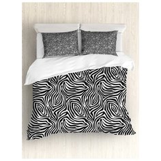 Комплект постельного белья "Рисунок зебры", 1,5-спальный (пододеяльник+2 наволочки) Ambesonne