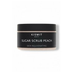 KISMIT BEAUTY Отшелушивающий сахарный скраб для тела персик SUGAR SCRUB PEACH