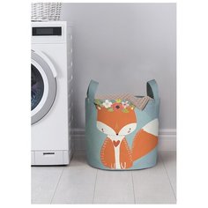 Корзина для хранения вещей JoyArty "Скромная лисичка" 35x35 см, gaba-52950V1-S