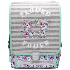 Ранец Флауэр Пауэр, профилактический с эргономической спинкой, 37х28х15 см. Подарок - наушники. ПСВ Холдинг