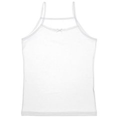 Майка для девочек 4395 Донелла, Размер: 8/9, Цвет: Белый, Состав: 95% Вискоза 5%Эластан, 5 шт. в упаковке Donella