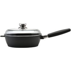 Сотейник BergHOFF Scala 2307204, 26 см, с крышкой, съемная ручка, черный
