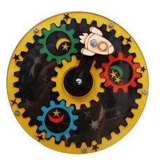 Развивающая игрушка Большой слон Космос желтый/зеленый/красный/голубой/черный