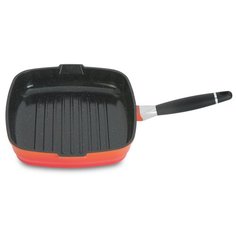Сковорода-гриль BergHOFF Virgo Orange 2304911, 24 см, съемная ручка, оранжевый