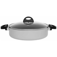 Сотейник BergHOFF Eclipse 3700175, 26 см, с крышкой, серый